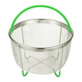 thumbnail image 1 of Stainless Steel 304 Mesh Steaming Basket with Handle for 6 QT Instant Pots, Durable, Multifunctional, Even Heating, 1 of 3