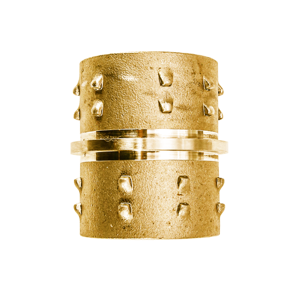 Stainless Steel 304 Railing Connector Flush Joiner Elbow Connector for 2" OD 16 Gauge Pipe Tubing, Satin Golden Finish