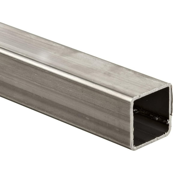 Stainless Steel 304 Square Tubing, A554, 1" x 1", 0.065" Wall, 24" Length