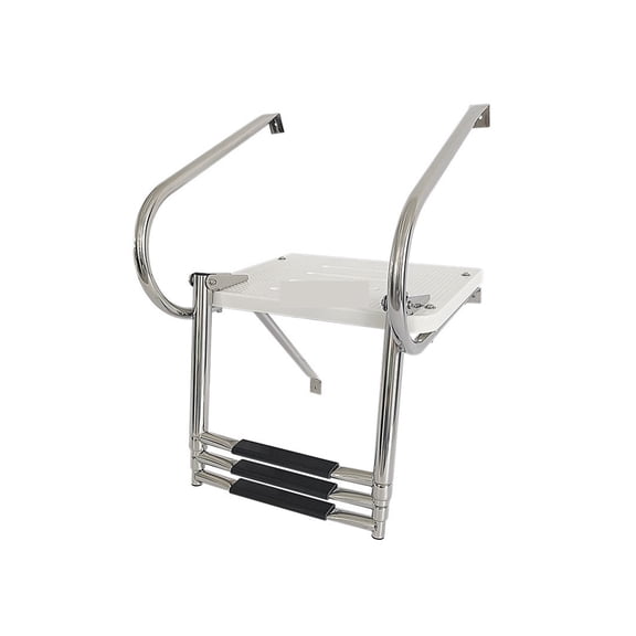 Stainless Steel 304 White Diving Board Foldable Elbow Armrest Launching Telescopic Ladder Support Yacht Marine Hardware
--------
,Well-Made