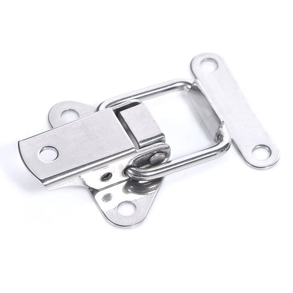 Stainless Steel 304 toolbox Locking hasps Metal Toggle Catch Clasp Loaded hinges