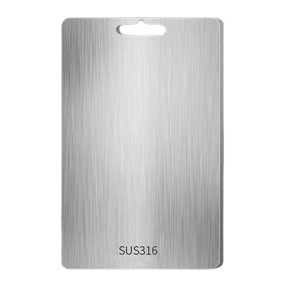 Stainless Steel 316 Cutting Board in Three Sizes with Durable and Easy to Clean Properties for All Cooking Tasks