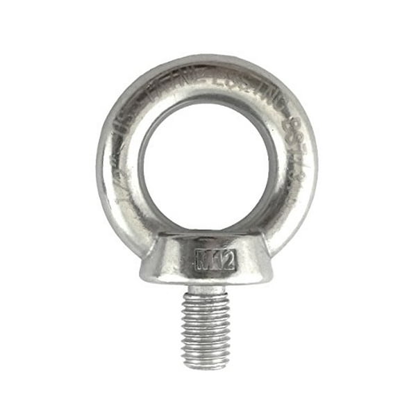 Stainless Steel 316 Eye Bolt 12mm Marine Grade M12