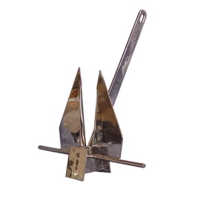 Stainless Steel 316 Fluke Anchor 6 lbs (2.7kg) Marine Grade Polished