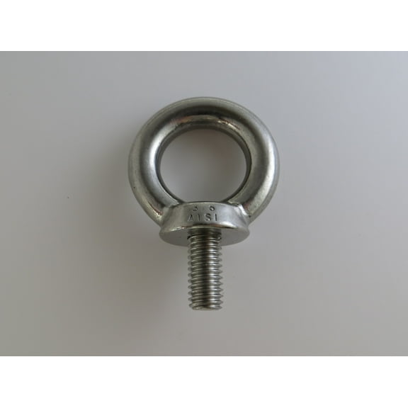 Stainless Steel 316 Lifting Eye Bolt 3/8" UNC Marine Grade Heavy Duty