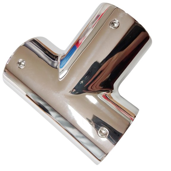 Stainless Steel 316 Marine Grade 90 Deck Hand Tee for 1.5 Inch Tube/Pipe