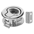 Stainless Steel 316 Marine Pull Latch No Key Flush Boat Latches Slam
