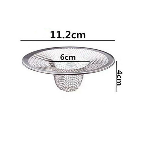 Stainless Steel 316 Sink Strainers & Hair Catchers - 6-Pack Bathroom & Kitchen Drain Filters with Shower Cover Stopper | Rust-Proof Mesh Design