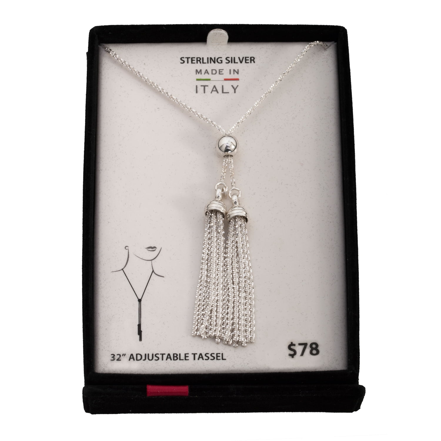 Ss 32" Glitter Adjustable Tassel