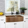 thumbnail image 1 of Stainless Steel 36 Inch Double Bowl Apron Front Farmhouse Kitchen Sink, 1 of 2