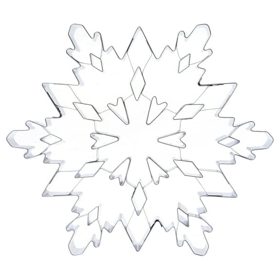 Stainless Steel 3D Christmas Snowflake Cake Biscuit Cookie Cutter Mold DIY Bakin
