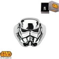 thumbnail image 1 of Stainless Steel 3D Stormtrooper Ring, 1 of 4