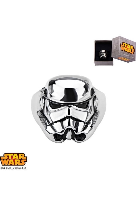 Stainless Steel 3D Stormtrooper Ring