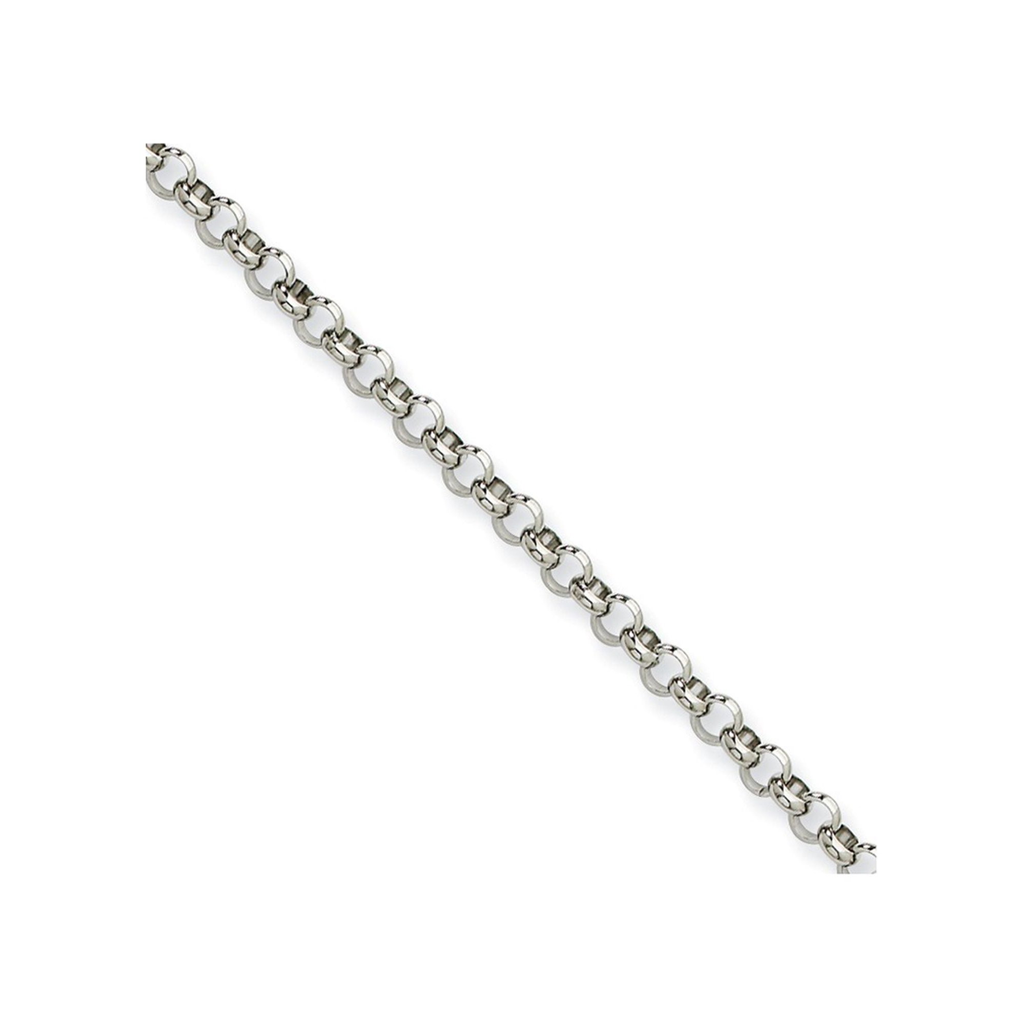 Chisel Stainless Steel Polished 4.6mm 36 inch Rolo Chain - Walmart.com