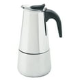 thumbnail image 1 of IMUSA Stainless Steel 4-Cup Stovetop Coffeemaker, Gray, 1 of 9