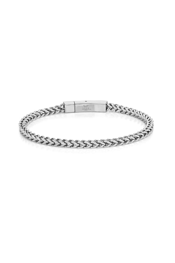 Stainless Steel 4 MM Foxtail Chain Bracelet Jewelry Gift For Men - 9 Inch