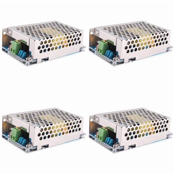 Stainless Steel 4-Pack Tube Preamp Switch Power Supply for Valve Amplifier Transformer with Shield Cover Low Ripple
