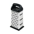 thumbnail image 1 of Stainless Steel 4-Sided Box Grater Multi-Function Cheese Vegetable Shredder Slicer with Non-Slip Base Easy Clean Kitchen Gadget, 1 of 8