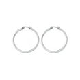 thumbnail image 1 of Stainless Steel 40.50mm Diameter Hoop Earrings, 1 of 6