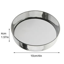 Stainless Steel 40 Mesh Bottom Mesh Flour Sieve Rice Sieve Thickened 10Cm~21Cm Rice Flour Sieve Kitchen Baking Mesh Sieve Gadget