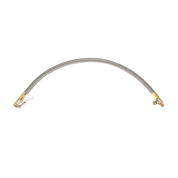 Stainless Steel 40cm Air Chuck Inflator Compressor Pump Extension Hose for Car Motorbike Quick Connect Release
