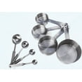thumbnail image 1 of Stainless Steel 4pcs Measuring Cups and Spoons Combo Set, 1 of 5