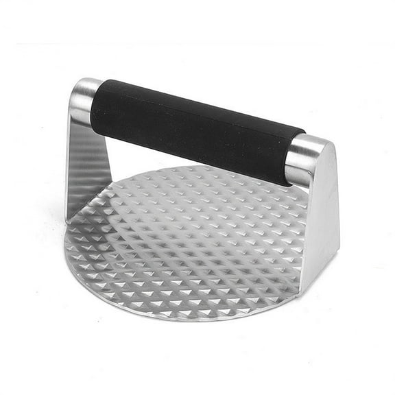Stainless Steel 5.5 Inch Round Burger Press Burger Smasher Meat Press, 5.5-Inch Round Stainless Steel Burger Press, Meat Smasher for Perfect Patties