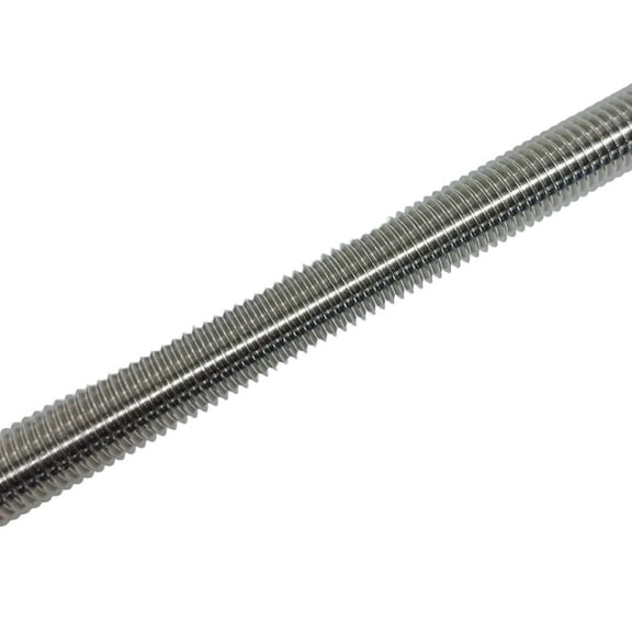 Stainless Steel 5/8''-11 Fully Threaded Rod, 6 Ft. Long