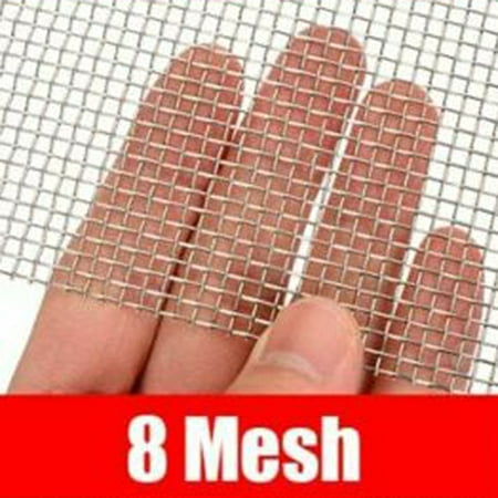 Stainless Steel 5/8/20/30/40 Mesh Woven Wire Filtration Screen Filter 15cmx30cm