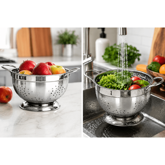 Stainless Steel 5-Quart GERMAN Colander