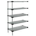 thumbnail image 1 of Stainless Steel 5 Solid Shelf Add-On Kit - 21 x 42 x 74 in., 1 of 1