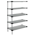 thumbnail image 1 of Stainless Steel 5 Solid Shelf Add-On Kit - 24 x 42 x 63 in., 1 of 1