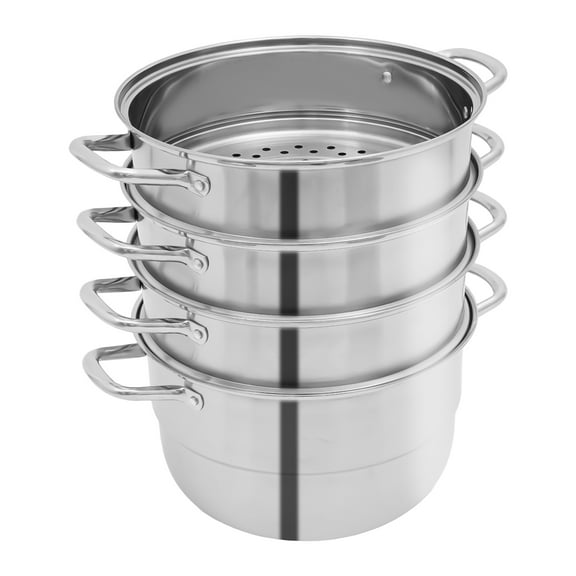 Stainless Steel 5 Tier Pot Steaming Food Steamer Cooking Cooker Cookware Large
