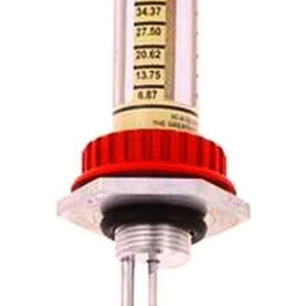 Stainless Steel 55 Gallon 3/4 Gauge Accurate AtAGlance Drum Gauges