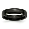 thumbnail image 1 of Stainless Steel 5mm Black IP-plated Polished Band Size: 12; for Adults and Teens; for Women and Men, 1 of 6