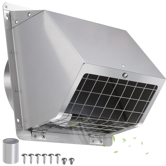 Stainless Steel 6 Inch Exterior Wall Vent Cover