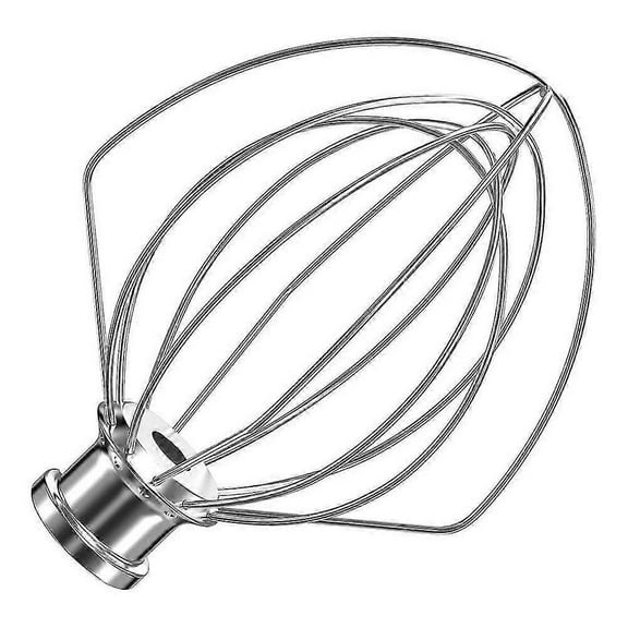Stainless Steel 6-Wire Whip Attachment for Tilt Stand Mixer 4.5-5 Quart Bowl DS