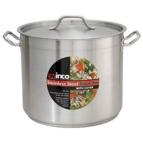 Stainless Steel 60-Qt Master Cook Stock Pot With Cover 5 mm aluminum core NSF