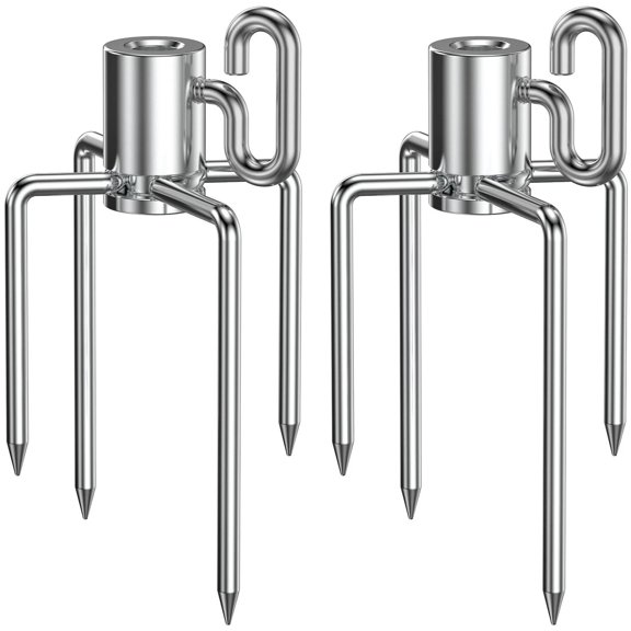 Stainless Steel 6008 onlyfire Rotisserie Grill Meat Forks, Set of 2