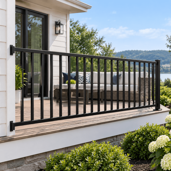 Stainless Steel 6ft X 36 In Porch And Deck Railing Kit