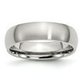 thumbnail image 1 of Stainless Steel 6mm Brushed Band Ring - Size 7, 1 of 2