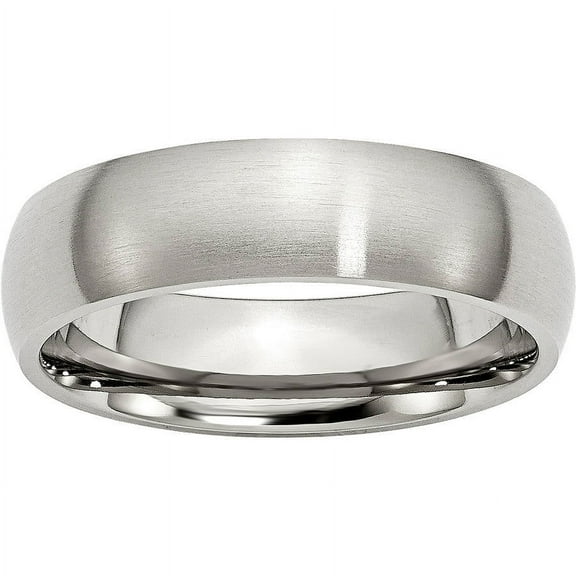 Stainless Steel 6mm Brushed Band