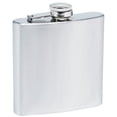 thumbnail image 1 of Stainless Steel 6oz Hip Flask with screw down cap, 1 of 1