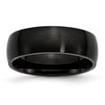 thumbnail image 1 of Stainless Steel 7mm Black IP-plated Brushed Band Size: 12; for Adults and Teens; for Women and Men, 1 of 6