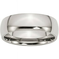 Stainless Steel 7mm Polished Band