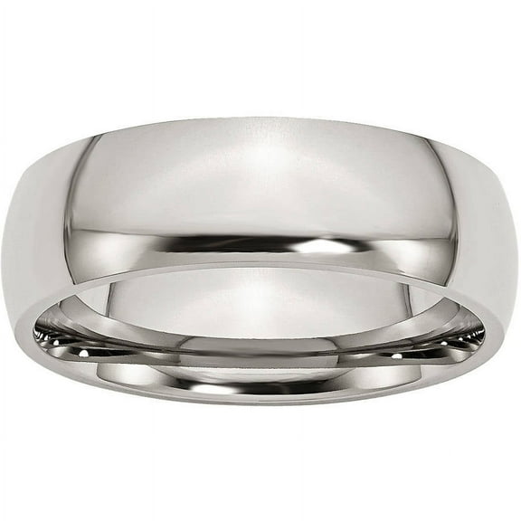 Stainless Steel 7mm Polished Band