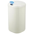 thumbnail image 1 of Stainless Steel 8 Gallon Automatic Trash Can with Lid, 30 Liter Touchless Sensor Kitchen Garbage Can, Smart Cylindrical Trash Can for Home Bathroom Living Room Office, Cream White, 1 of 5