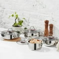 thumbnail image 1 of Stainless Steel 8 Pieces Cookware Set, 1 of 11
