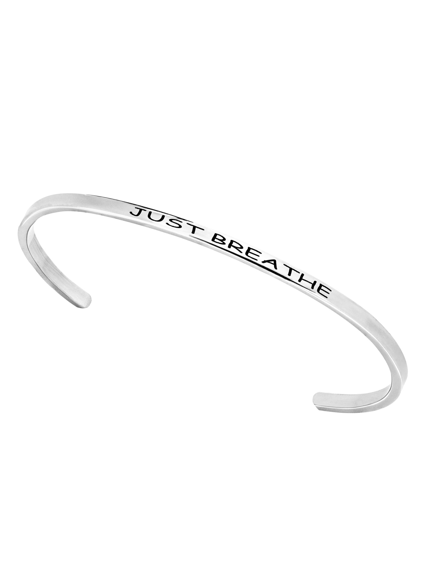 Stainless Steel 8-inch Saying Bracelet