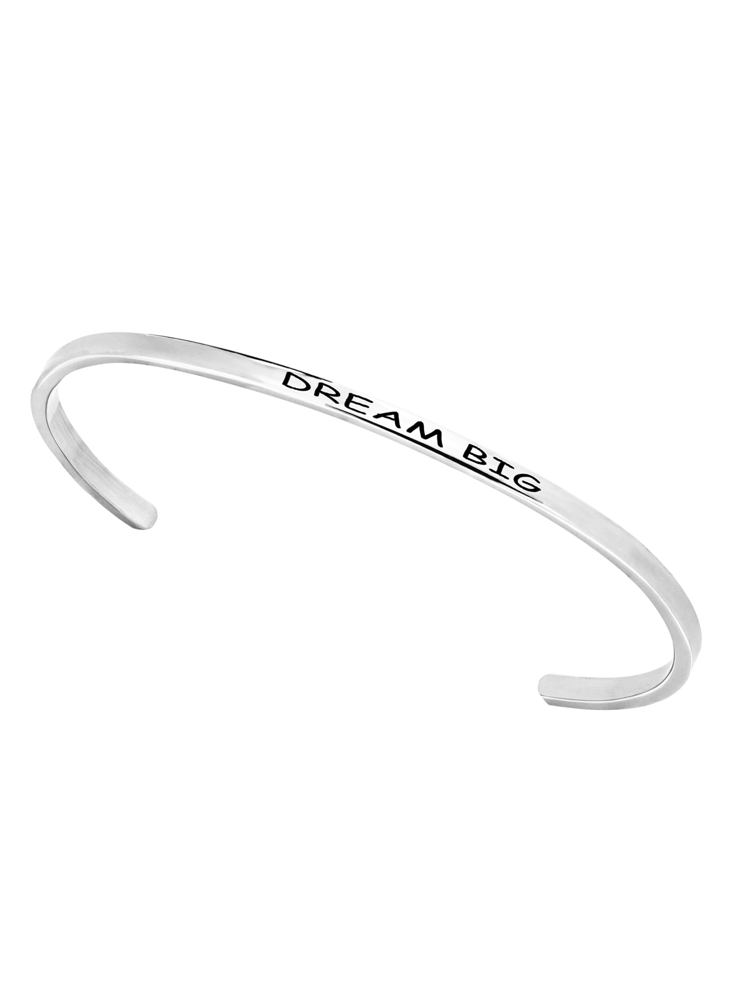 Stainless Steel 8-inch Saying Bracelet